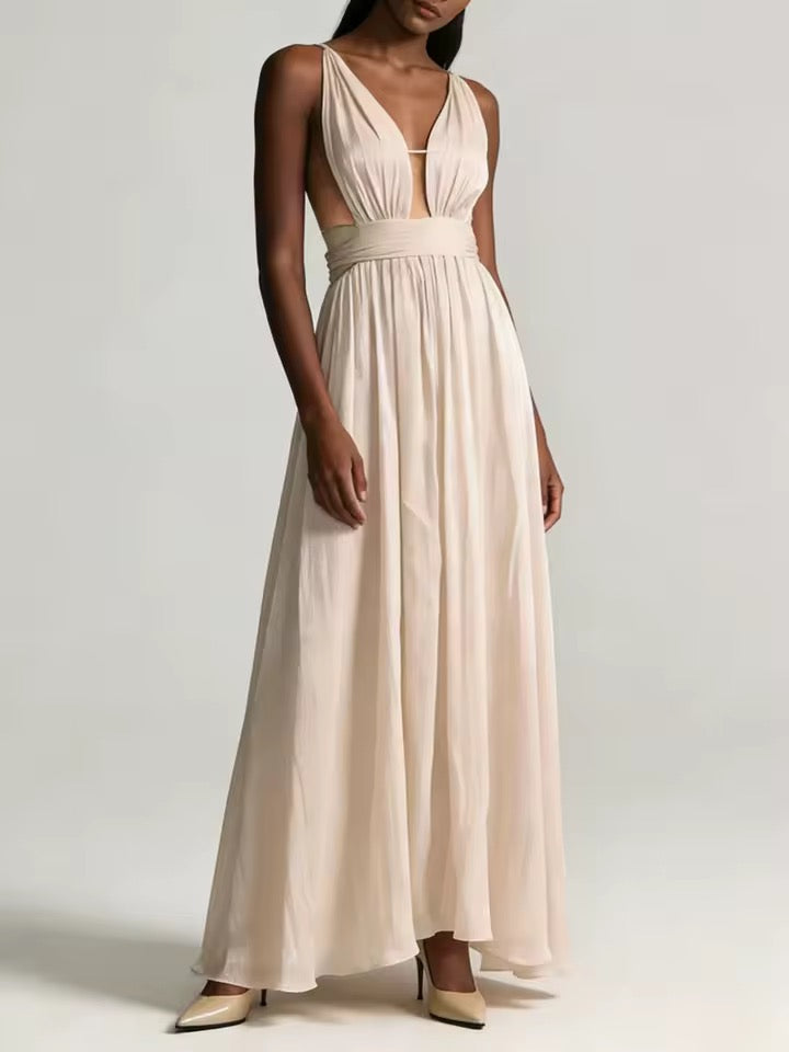 Plunge Neck Dress (PreOrder)