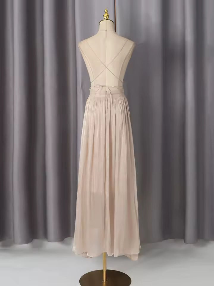 Plunge Neck Dress (PreOrder)