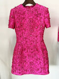 Beaded Floral Dress (PreOrder)